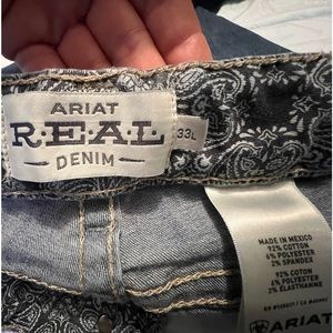Women’s Ariat Spitfire Riding Jeans Mid Rise Boot 33 L